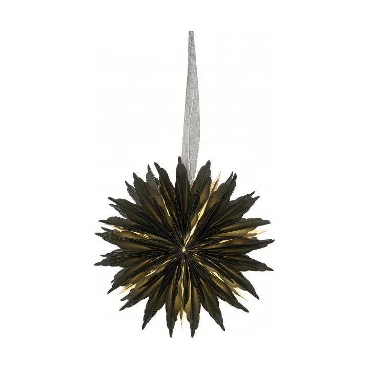 Dis pappersstjärna - Grön, 40x40 cm - Star Trading