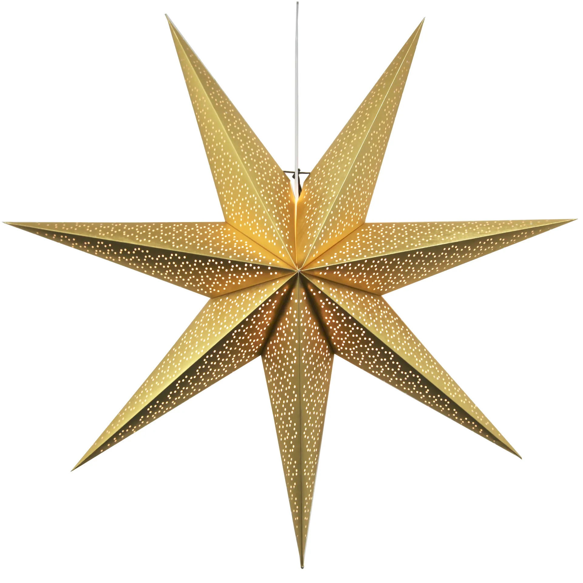 Dot adventsstjärna 100 cm, Guld Star Trading