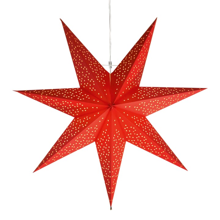 Dot adventsstjärna 54 cm - Röd - Star Trading