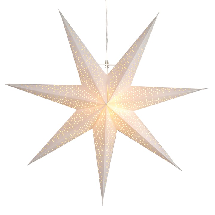 Dot adventsstjärna 70 cm - Vit - Star Trading