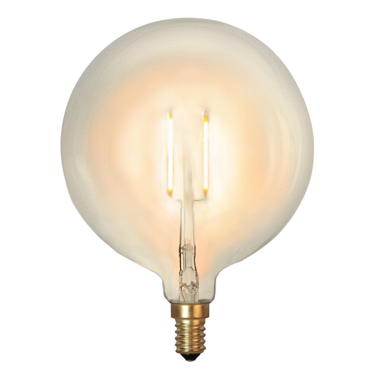 Star Trading E14 G80 LED soft glow 9,5 cm, 2100K | Skandinavisk Design | Ljuskällor | Transparent