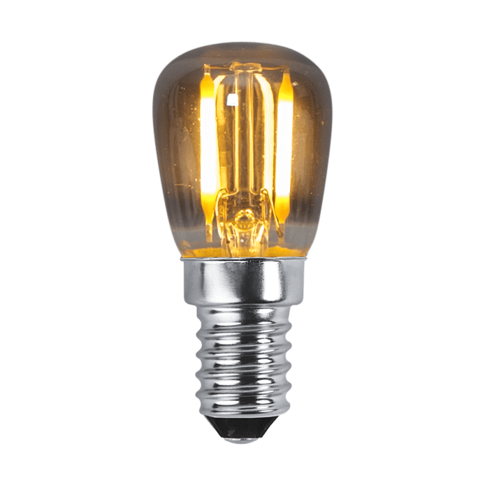 E14 LED päronlampa ljuskälla 1 W - Smoke - Star Trading