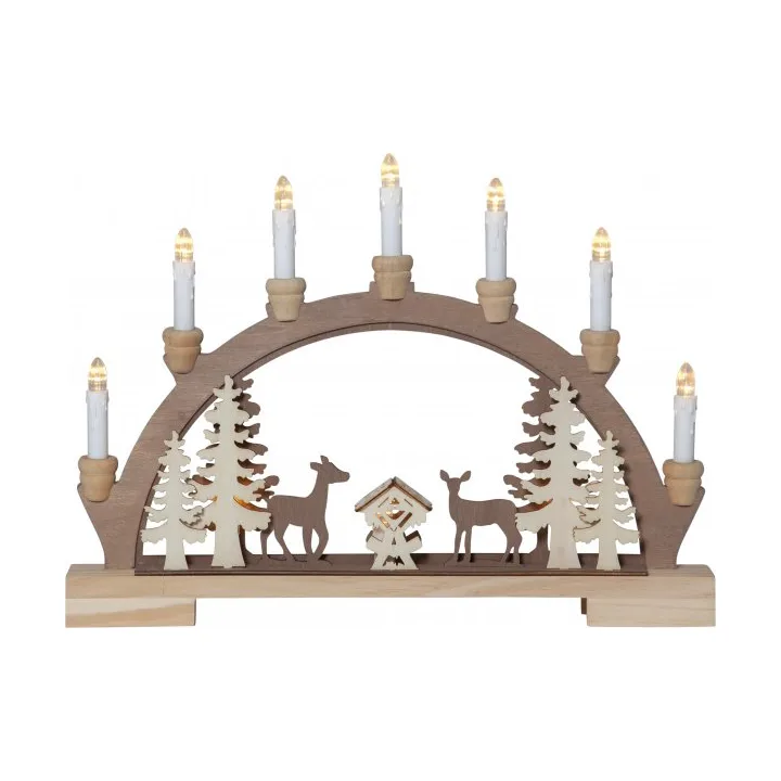 Fauna ljusstake 45 cm, Natur Star Trading