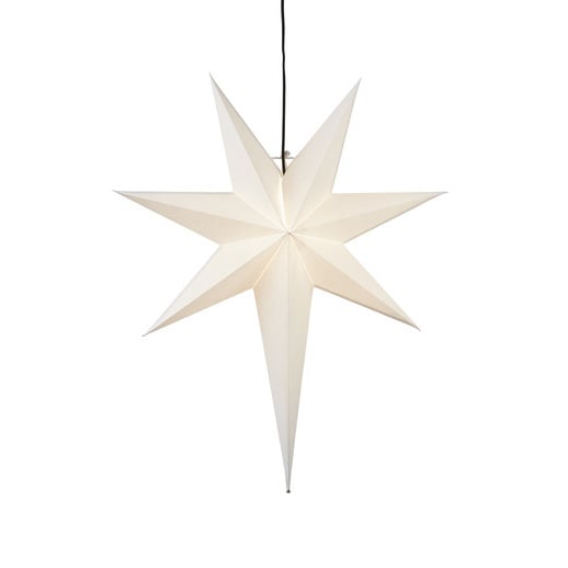 Star Trading Frozen julstjärna/adventsstjärna 65 cm Vit
