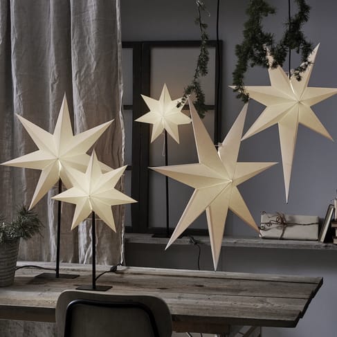 Frozen adventsstjärna 65 cm - Vit - Star Trading