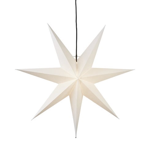 Star Trading Frozen julstjärna/adventsstjärna 70 cm vit