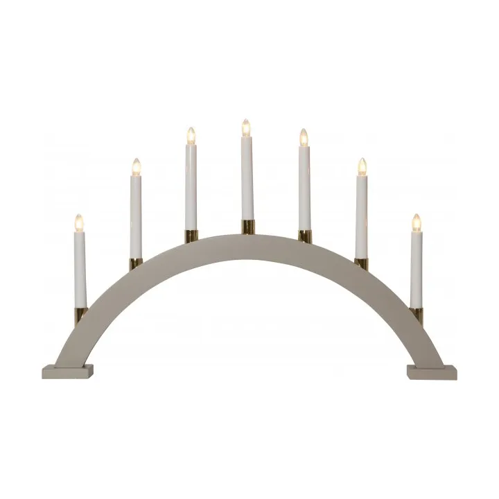 Gillian ljusstake båge 63 cm, Beige Star Trading