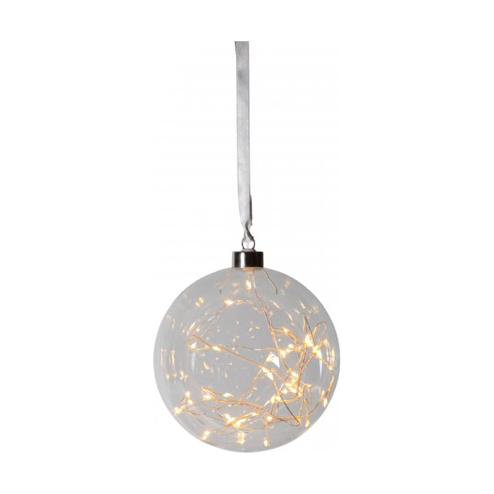 Glow glaskula LED Ø15 cm, Transparent Star Trading