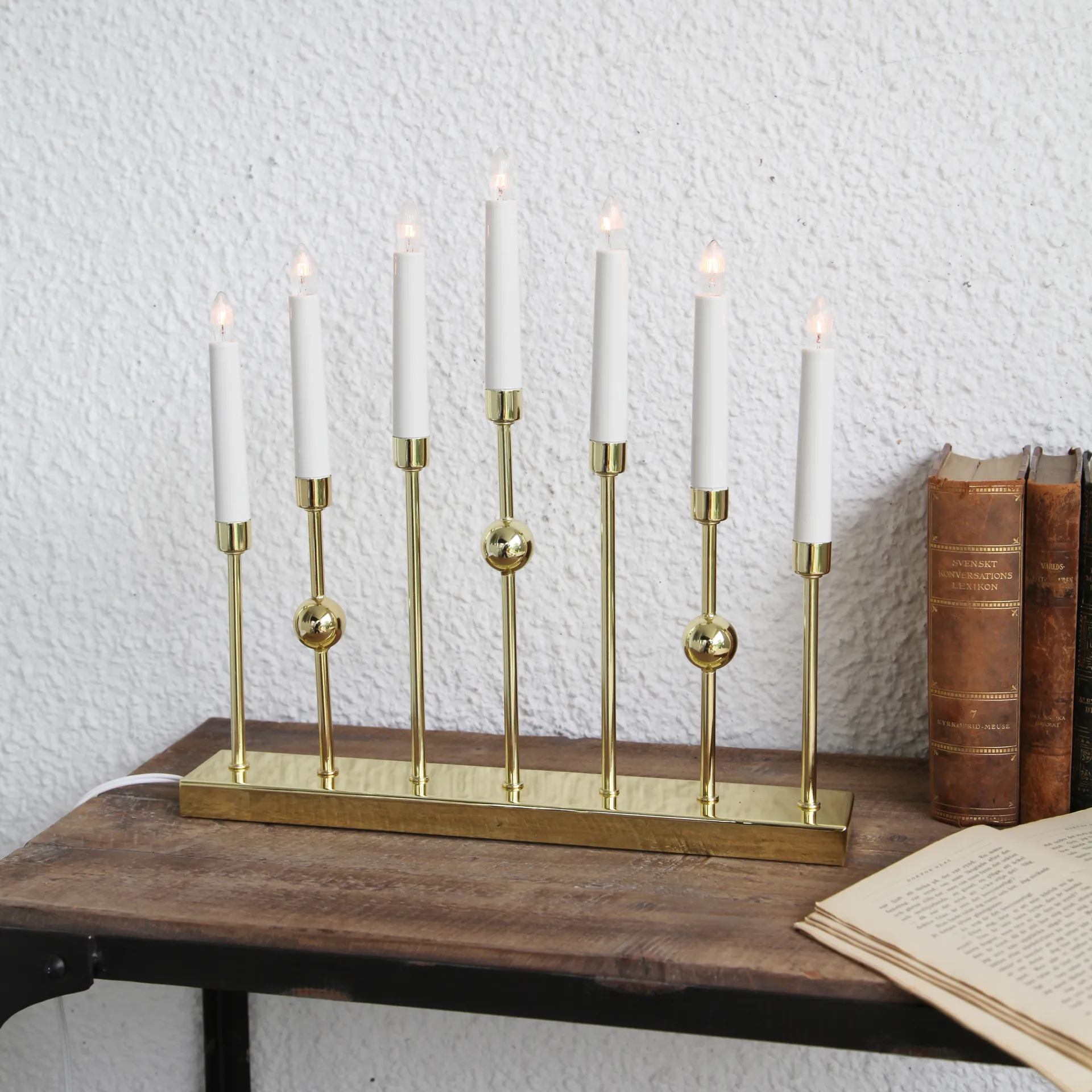 Gustavo adventsljusstake, Mässing Star Trading