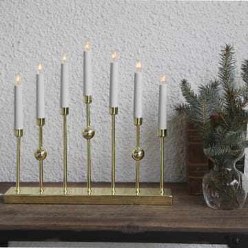 Gustavo adventsljusstake - Mässing - Star Trading