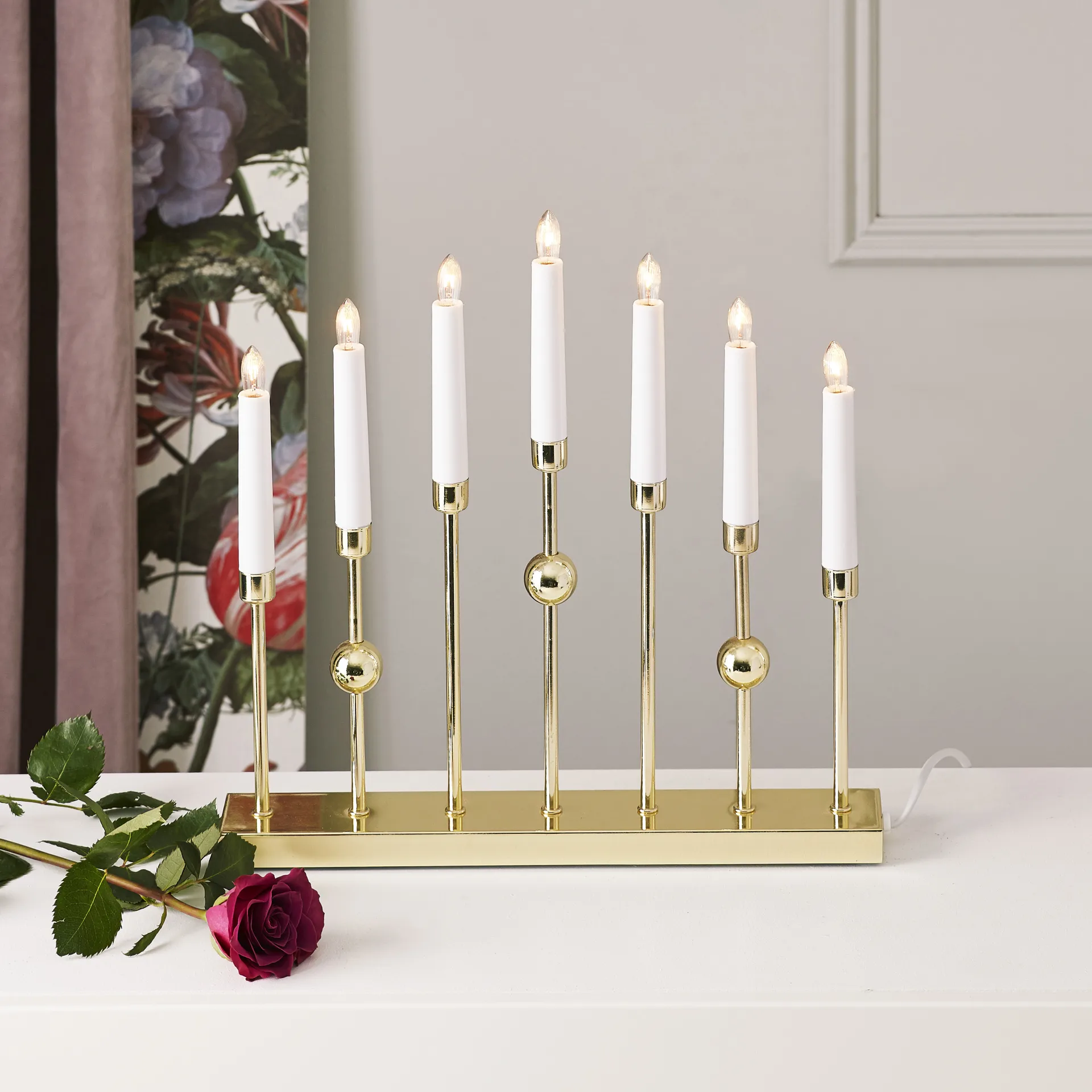 Gustavo adventsljusstake, Mässing Star Trading