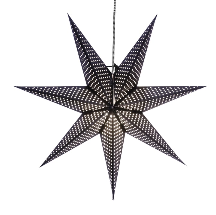 Huss adventsstjärna 60 cm, svart Star Trading