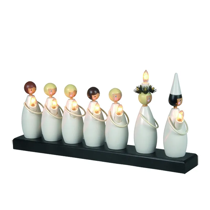 Luciatåg adventsljusstake