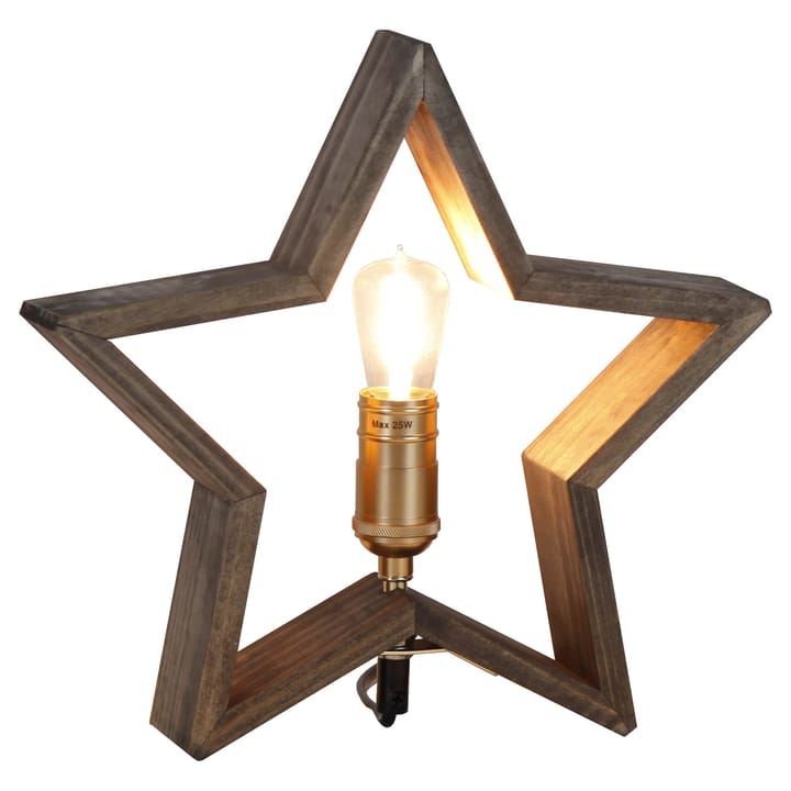 Lysekil adventsstjärna bord 29 cm, Brun Star Trading