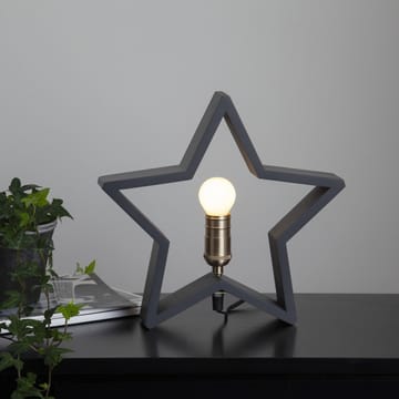 Lysekil adventsstjärna bord 29 cm - Grå - Star Trading