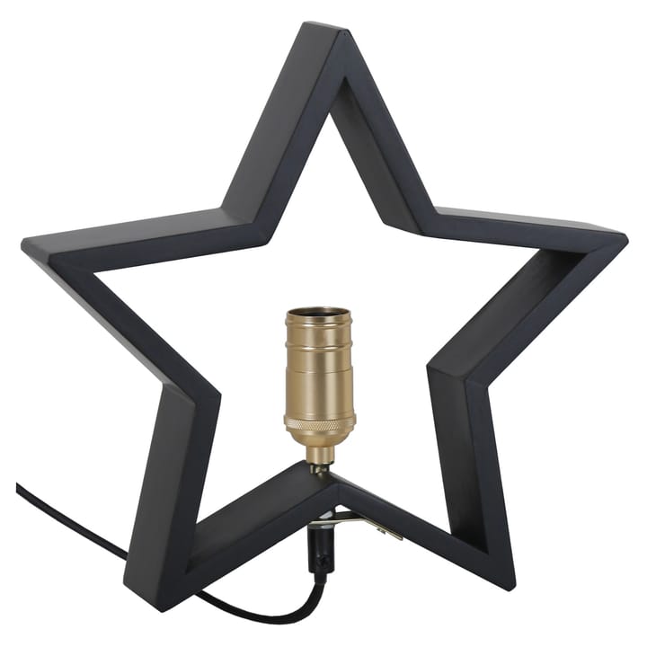 Lysekil adventsstjärna bord 29 cm - Svart - Star Trading