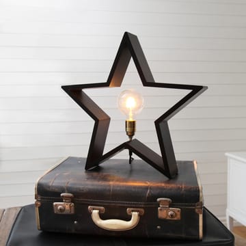 Lysekil adventsstjärna bord 48 cm - Svart - Star Trading