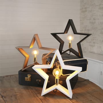 Lysekil adventsstjärna bord 48 cm - Svart - Star Trading