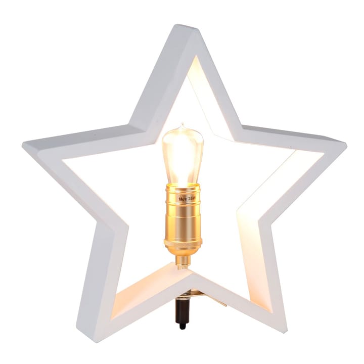 Lysekil adventsstjärna bord 48 cm, vit Star Trading