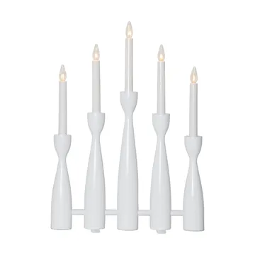 Midja 2.0 adventsljusstake - Vit - Star Trading