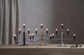 Milano 5 ljusstake 46 cm - Krom - Star Trading