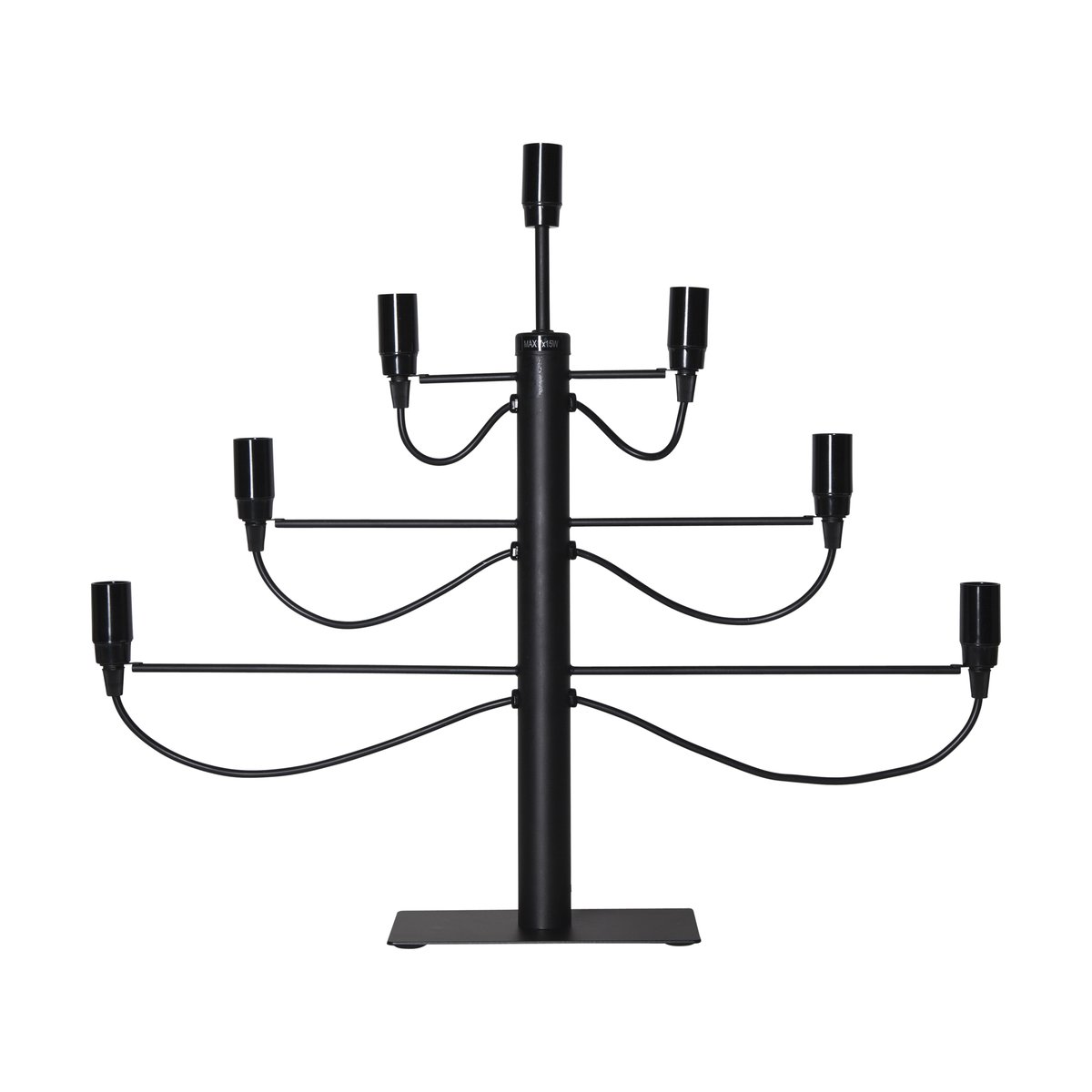 Star Trading Milano adventsljusstake Svart | Skandinavisk Design | Adventsljusstakar | Svart