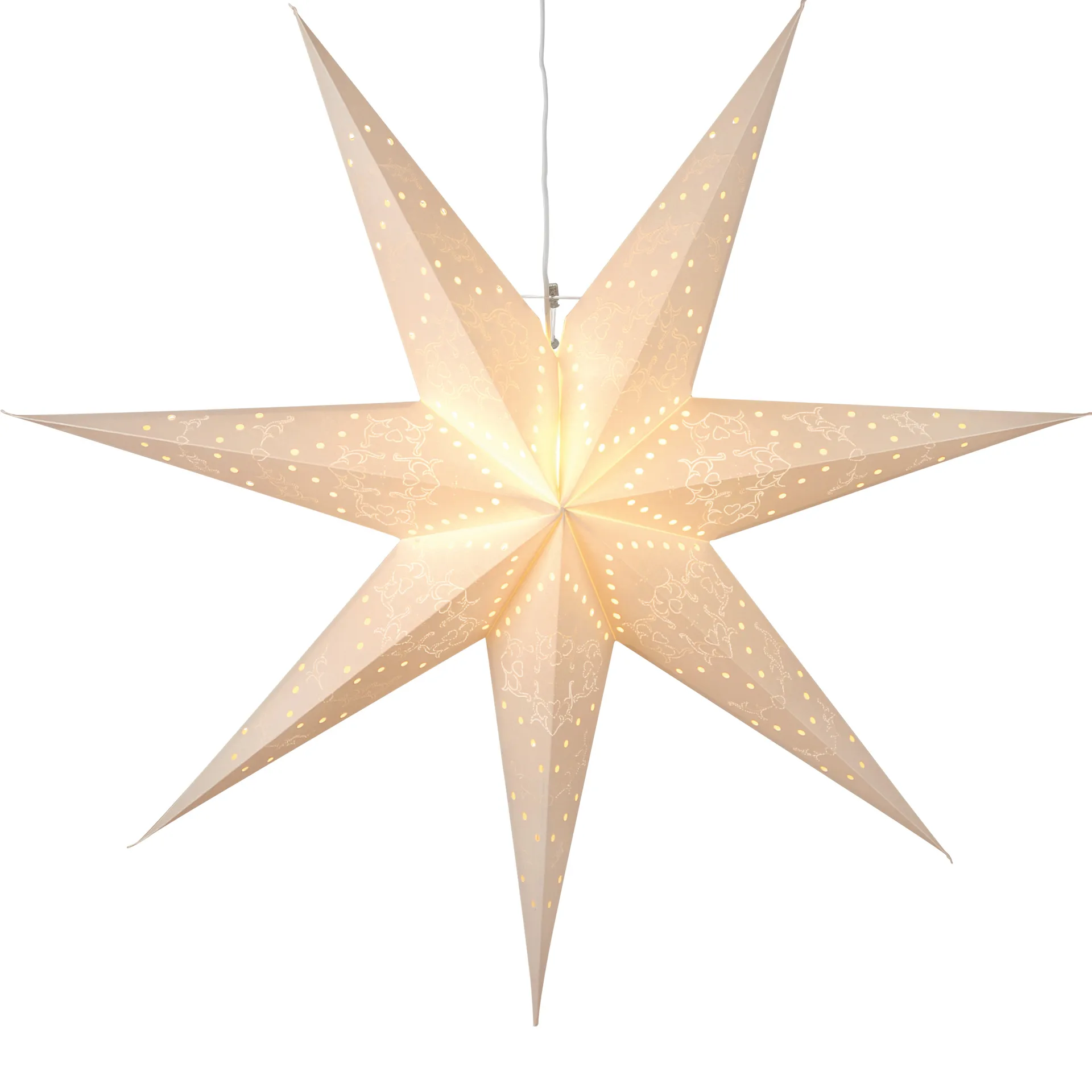 Sensy adventsstjärna 100 cm, Vit Star Trading