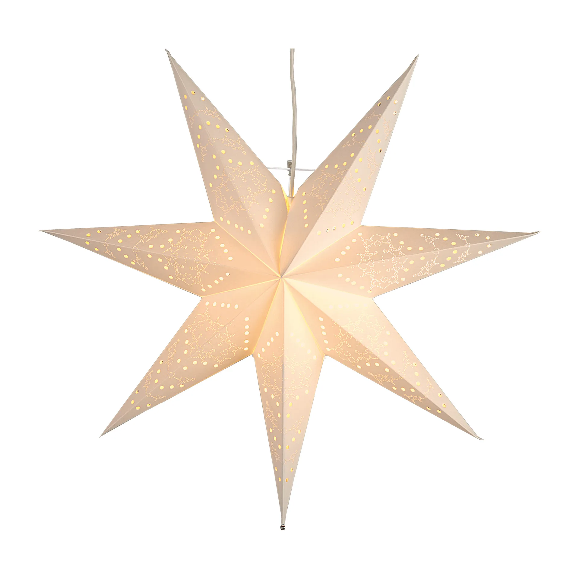 Sensy adventsstjärna 54 cm, Vit Star Trading