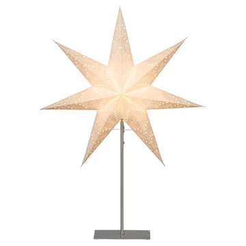 Sensy adventsstjärna på fot 78 cm - Vit - Star Trading