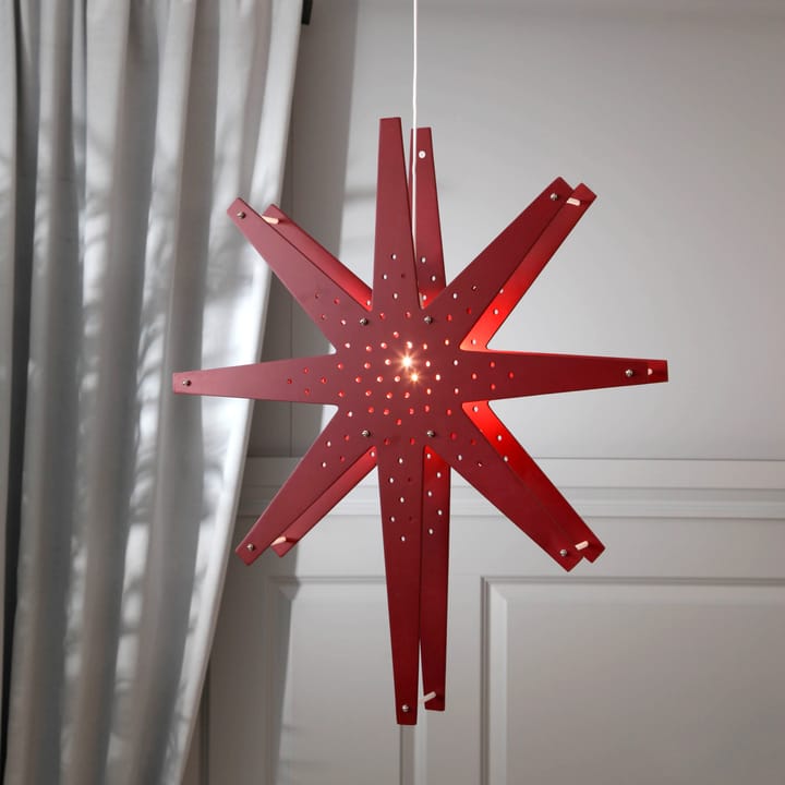 Tall adventsstjärna 60x70 cm - Röd - Star Trading