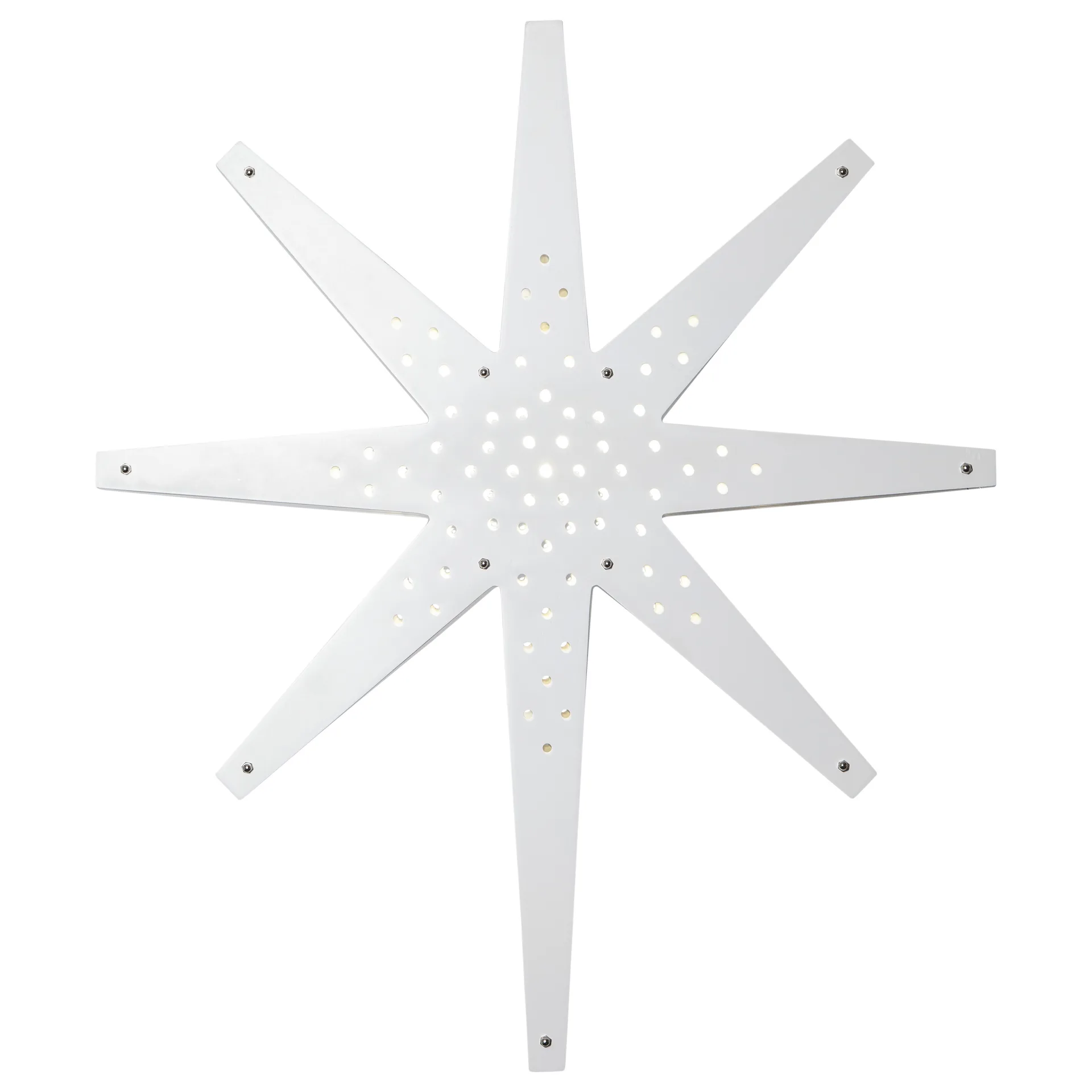 Tall adventsstjärna 60x70 cm, Vit Star Trading