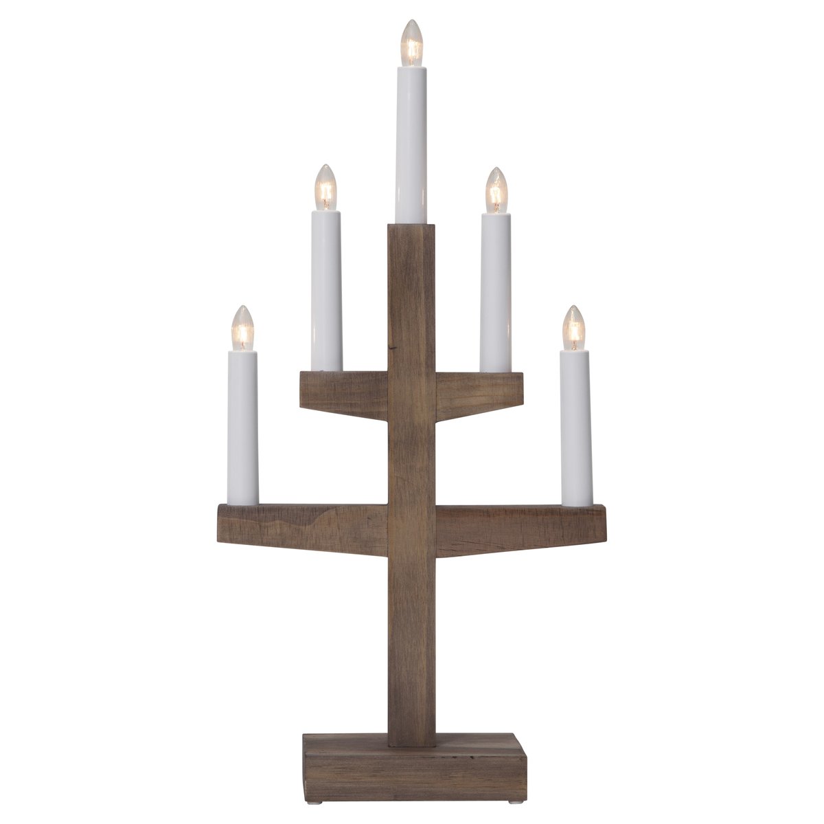 Star Trading Trapp adventsljusstake 46 cm Brun | Skandinavisk Design | Adventsljusstakar | Brun