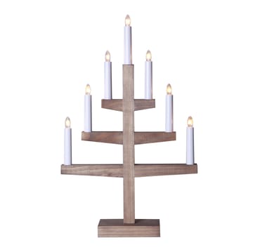 Trapp adventsljusstake 54 cm - brunbets - Star Trading