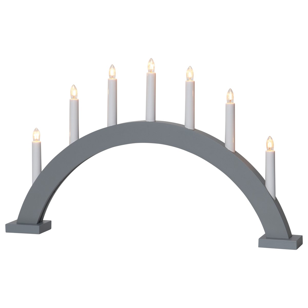 Star Trading Trapp adventsljusstake båge Grå | Skandinavisk Design | Adventsljusstakar | Grå