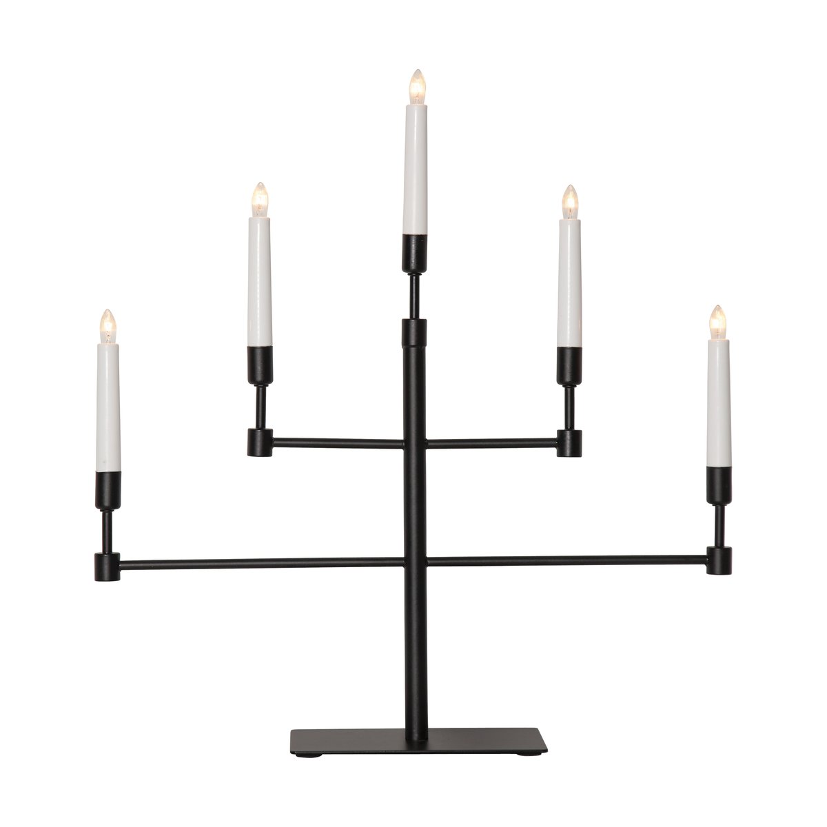 Star Trading Vide adventsljusstake Svart | Skandinavisk Design | Adventsljusstakar | Svart