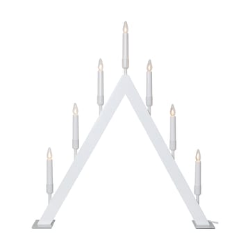 Vind A adventsljusstake - Vit - Star Trading