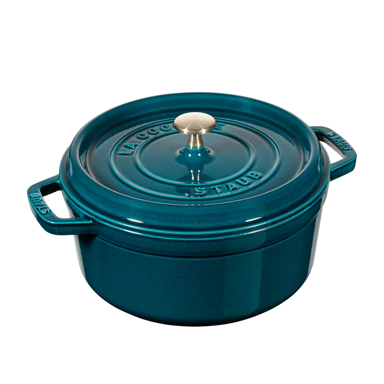 STAUB La Mer rund gryta, tre lager emalj 3,8 l | Skandinavisk Design | Grytor | Blå