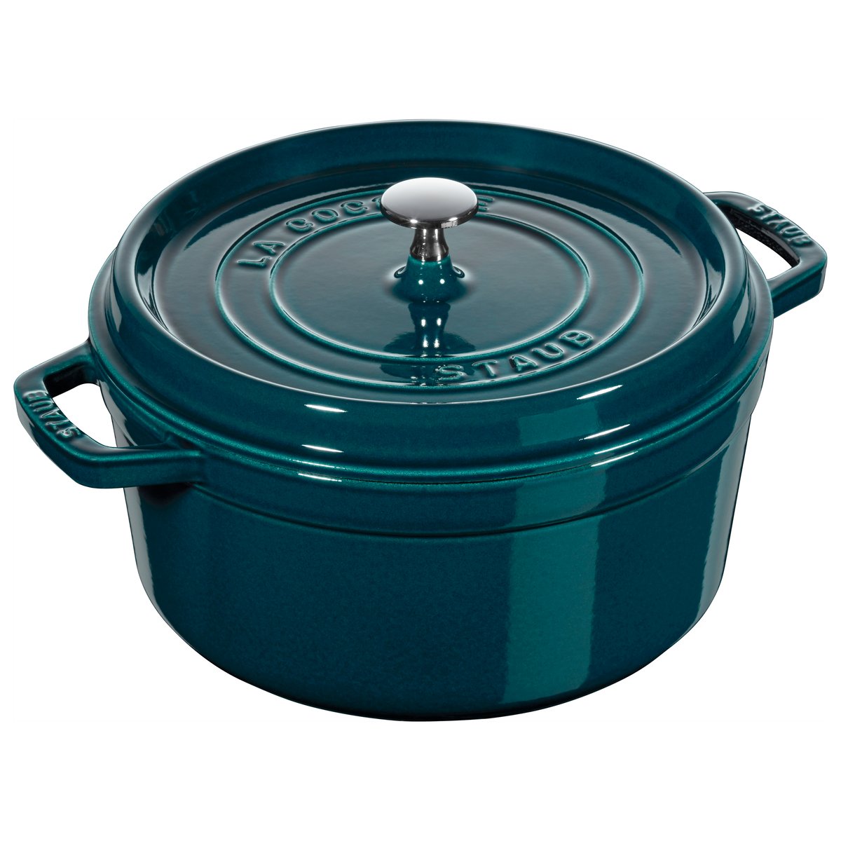 STAUB La Mer rund gryta, tre lager emalj 6,7 l | Skandinavisk Design | Grytor | Blå