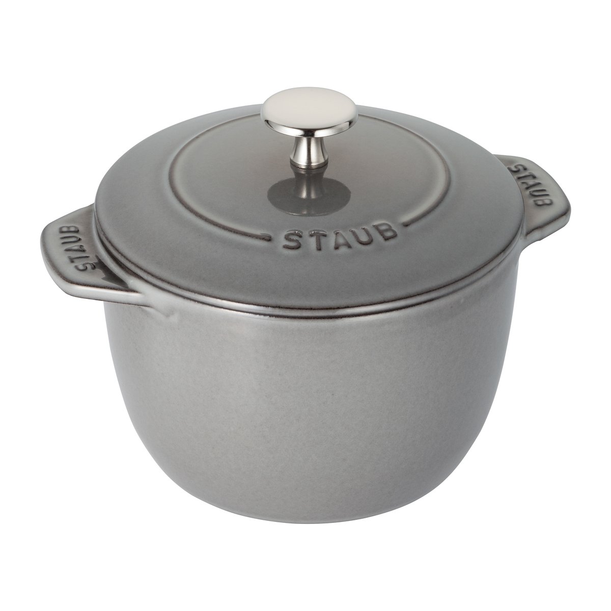 STAUB Rice cocotte gjutjärnsgryta 1,6 L Grå | Skandinavisk Design | Grytor | Grå
