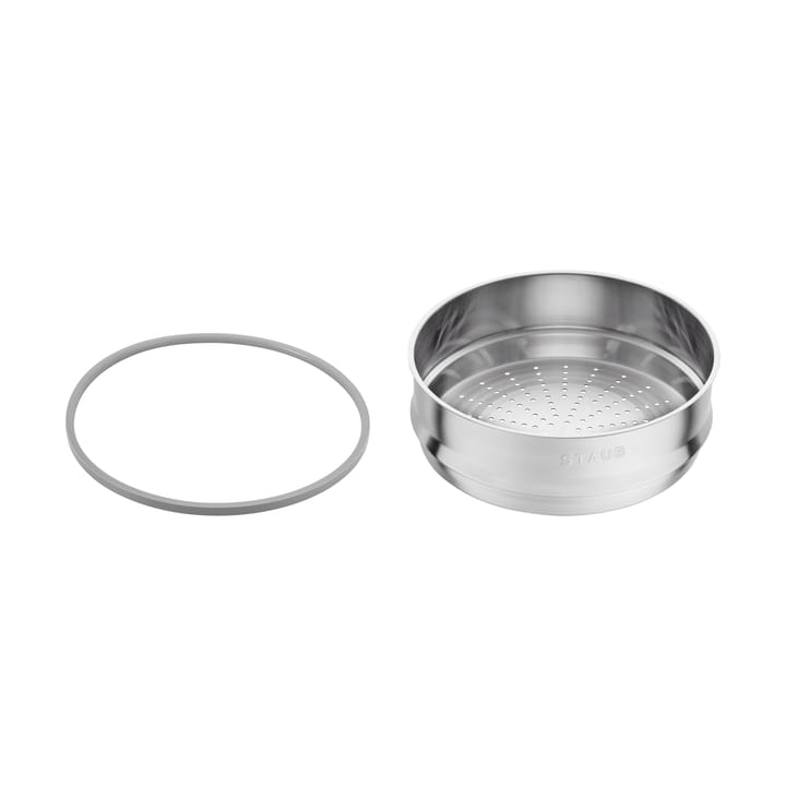 Staub ånginsats gryta Ø26 cm, Rostfritt stål STAUB