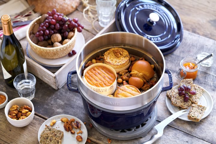 Staub ånginsats gryta Ø26 cm, Rostfritt stål STAUB