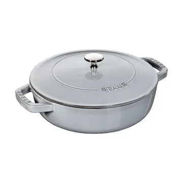 Staub Chistera traktörpanna gjutjärn Ø24 cm - Grafitgrå - STAUB