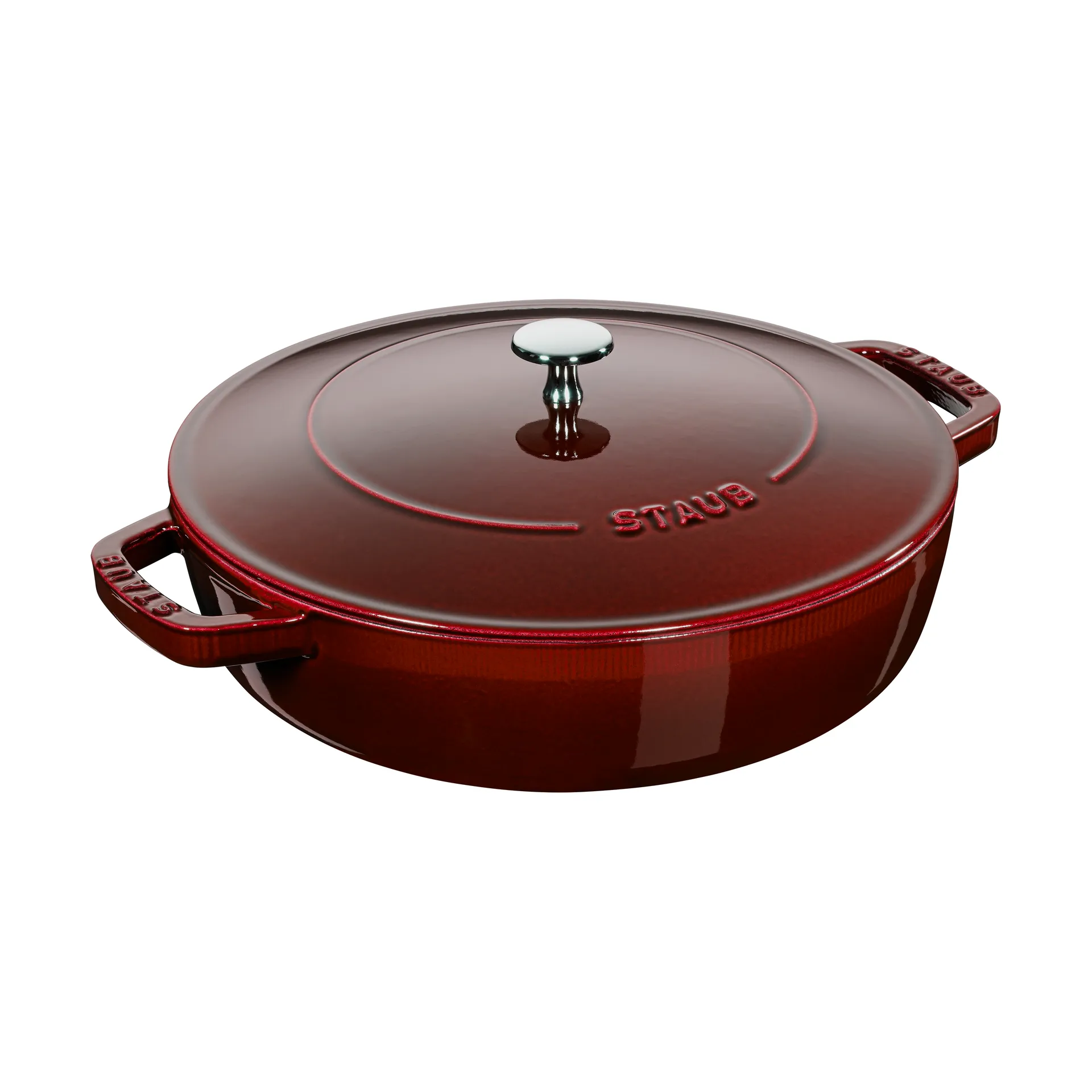 Staub Chistera traktörpanna gjutjärn Ø24 cm, Grenadinröd STAUB
