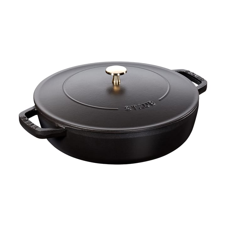 Staub Chistera traktörpanna gjutjärn Ø24 cm - Svart - STAUB
