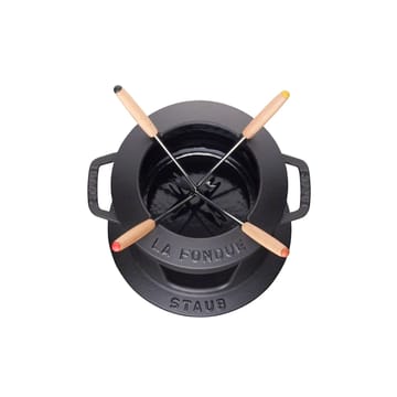 Staub fondueset 1,1 l - svart - STAUB