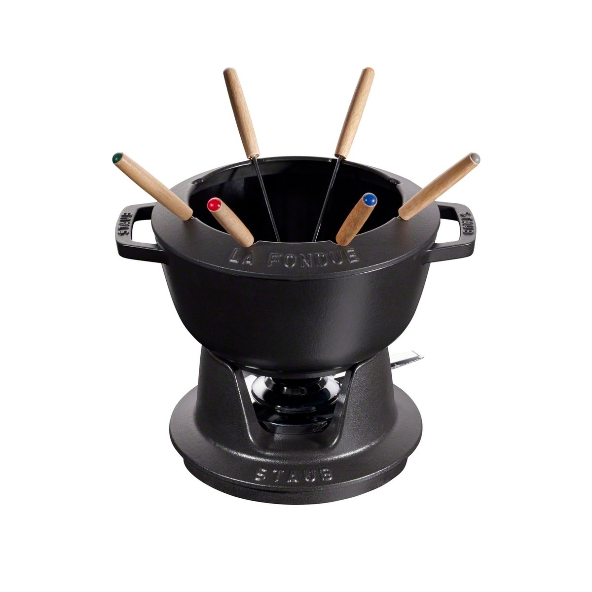 Staub fondueset 2,35 l svart | Skandinavisk Design | Övriga kokkärl | Svart