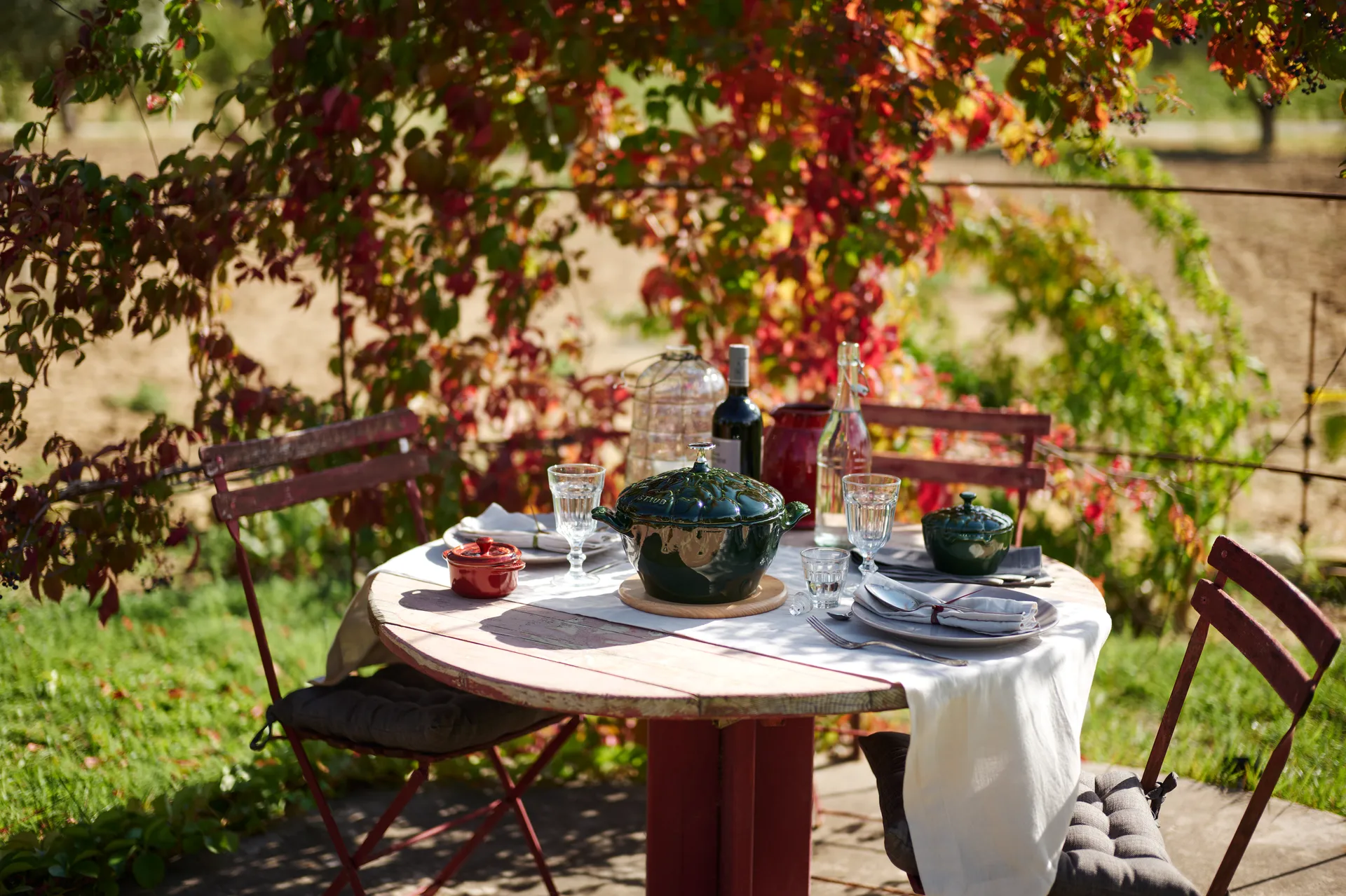 Staub La Cocotte gryta kronärtskocka 3 L, Basilikagrön STAUB