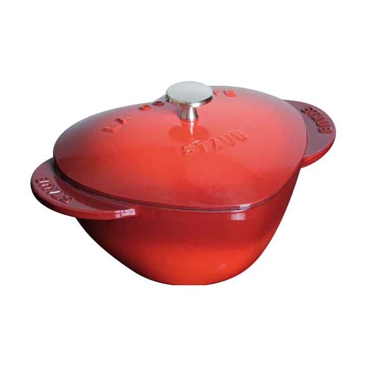 Staub La Cocotte hjärtgryta 1,75 L - Röd - STAUB