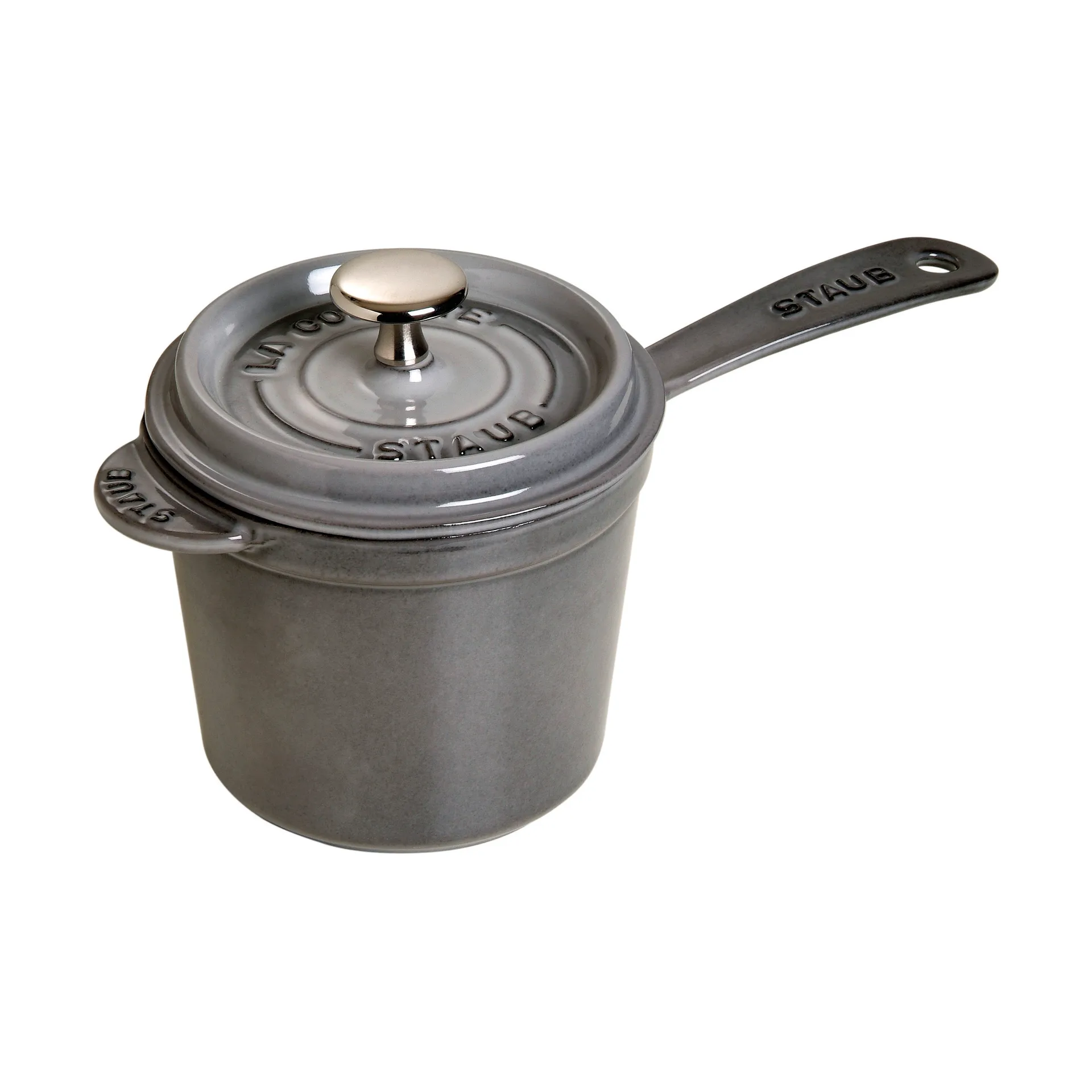 Staub La Cocotte kastrull hög grafitgrå, 1,2 L STAUB