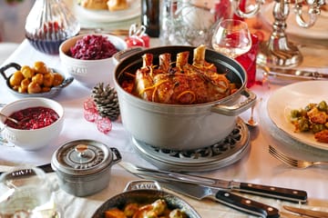 Staub La Cocotte rund gryta gjutjärn 12,6 L - Grafitgrå - STAUB